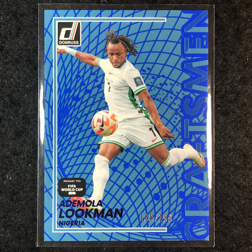 2025-26 Donruss Road to World Cup ADEMOLA LOOKMAN Craftsmen Blue 108/199 #15