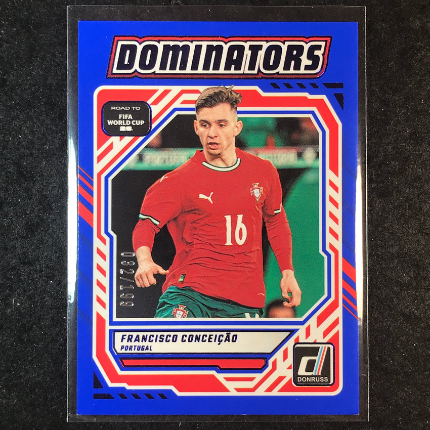 2025-26 Donruss Road to World Cup FRANCISCO CONCEICAO Dominators Blue 32/199 #4