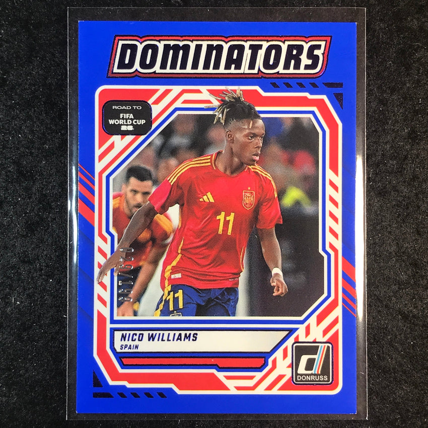 2025-26 Donruss Road to FIFA World Cup NICO WILLIAMS Dominators Blue 29/199 #7