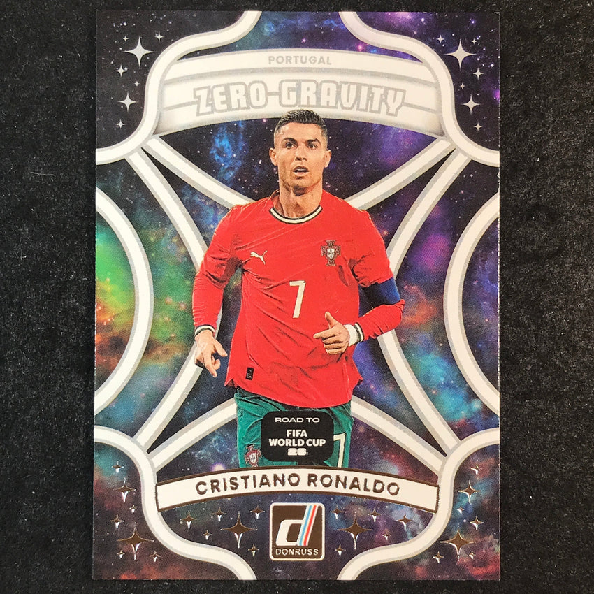 2025-26 Donruss Road to FIFA World Cup CRISTIANO RONALDO Zero Gravity Silver #20