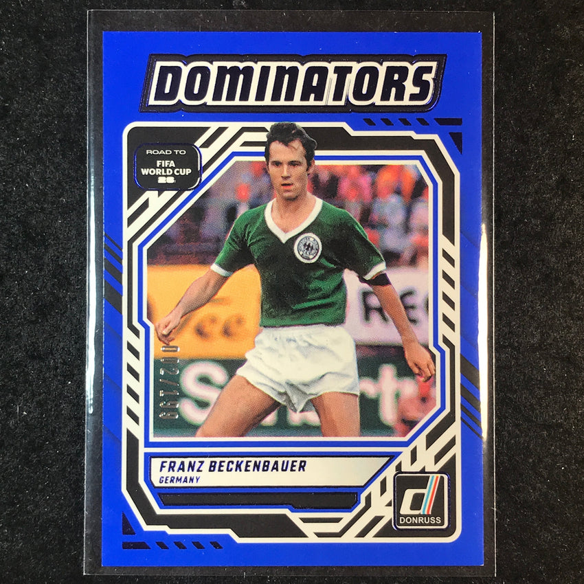 2025-26 Donruss Road to World Cup FRANZ BECKENBAUER Dominators Blue 2/199 #24