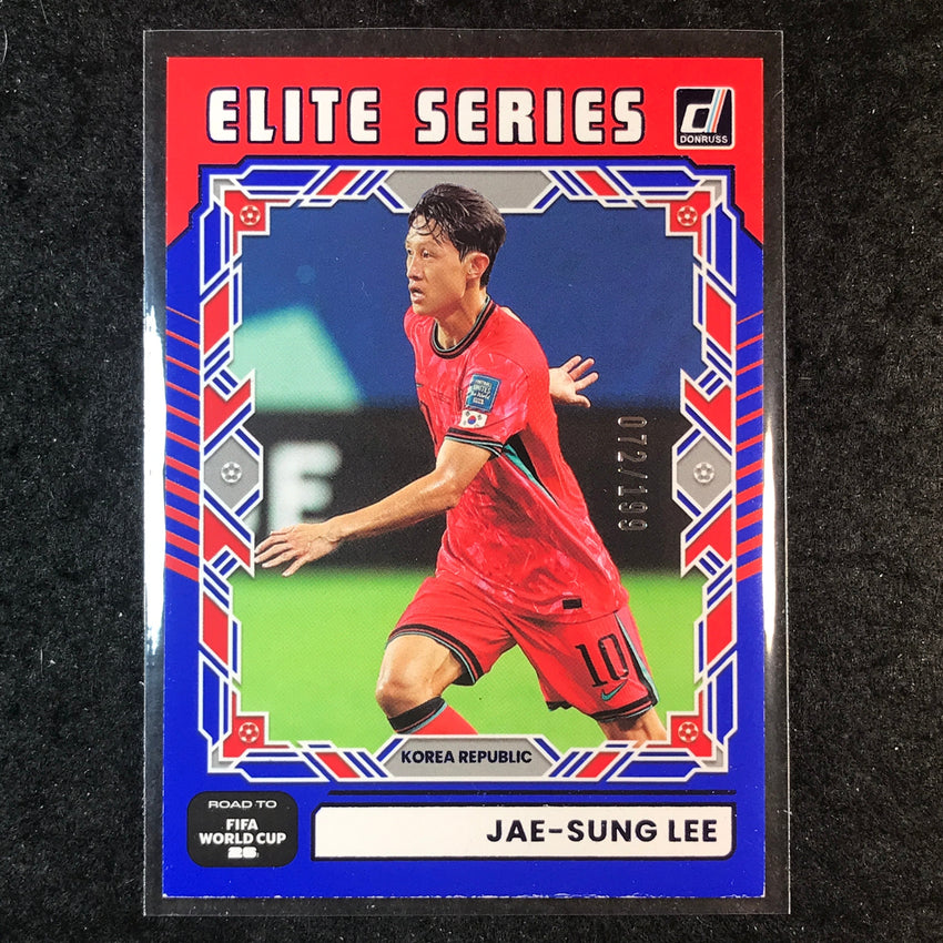 2025-26 Donruss Road to FIFA World Cup JAE-SUNG LEE Elite Series Blue 72/199 #12