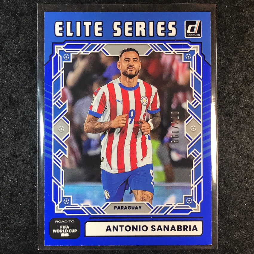 2025-26 Donruss Road to World Cup ANTONIO SANABRIA Elite Series Blue 77/199 #17