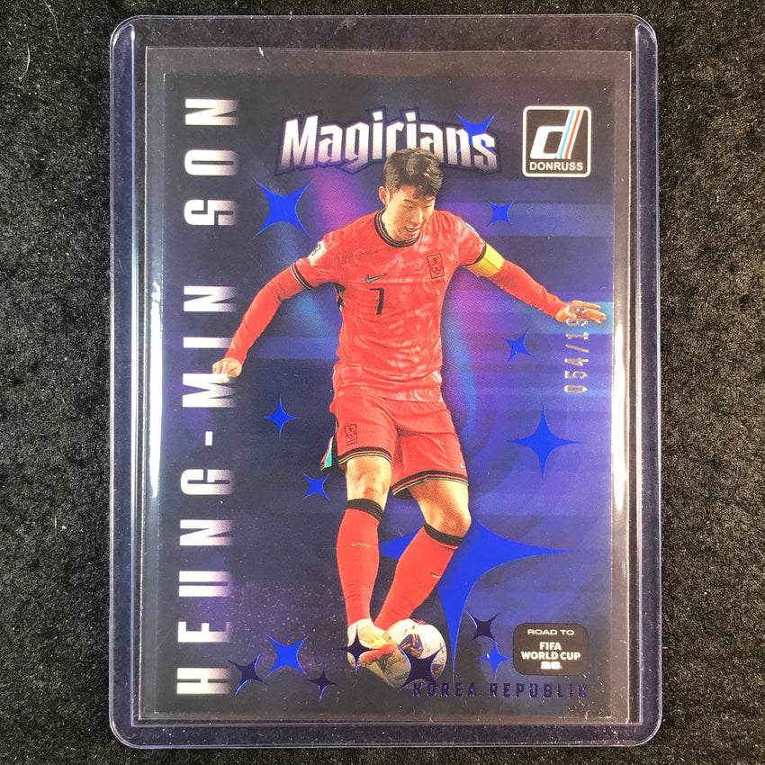 2025-26 Donruss Road to FIFA World Cup HEUNG-MIN SON Magicians Blue 54/199 #17