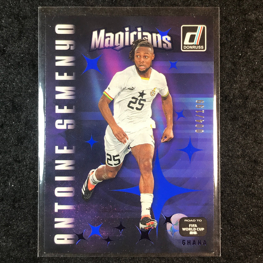 2025-26 Donruss Road to FIFA World Cup ANTOINE SEMENYO Magicians Blue 4/199 #19