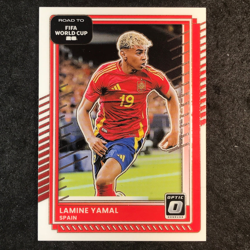 2025-26 Donruss Road to FIFA World Cup LAMINE YAMAL Optic Base #10