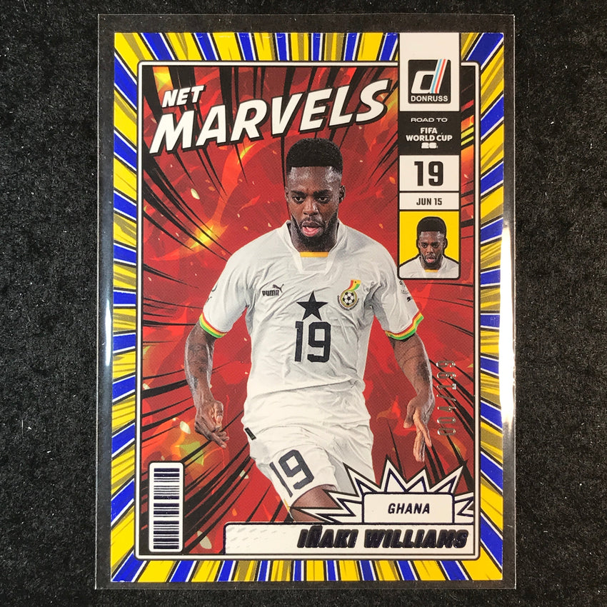 2025-26 Donruss Road to FIFA World Cup INAKI WILLIAMS Net Marvels Blue 4/199 #6