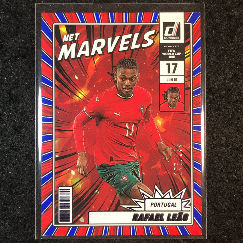 2025-26 Donruss Road to FIFA World Cup RAFAEL LEAO Net Marvels Blue 155/199 #25