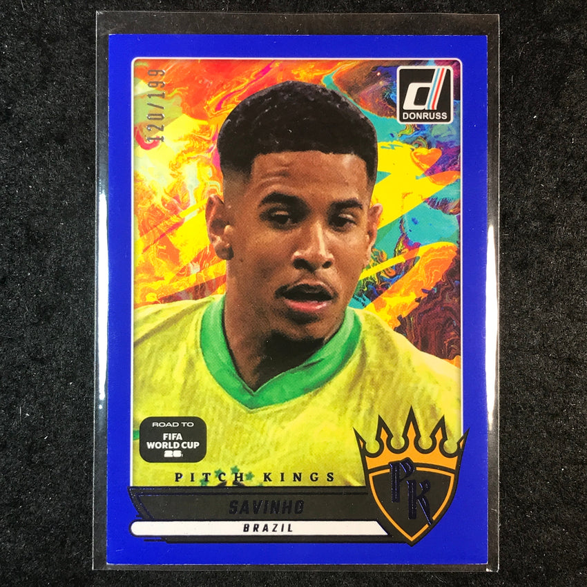 2025-26 Donruss Road to FIFA World Cup SAVINHO Pitch Kings Blue 120/199 #1