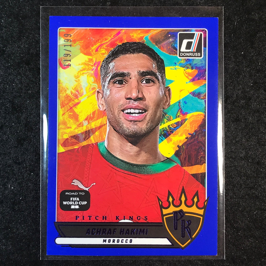 2025-26 Donruss Road to World Cup ACHRAF HAKIMI Pitch Kings Blue 119/199 #16