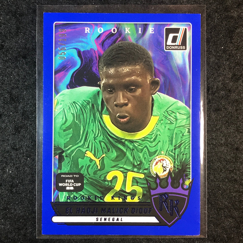 2025-26 Donruss Road to World Cup EL HADJI MALICK DIOUF Rookie Kings Blue 56/199