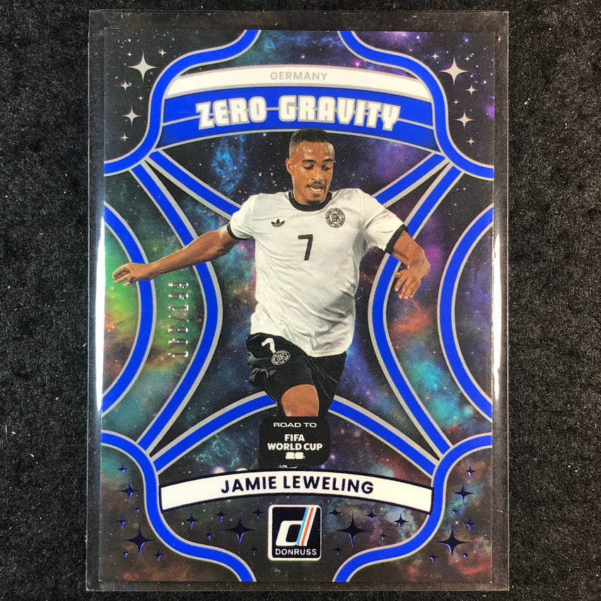 2025-26 Donruss Road to World Cup JAMIE LEWELING Zero Gravity Blue 168/199 #18