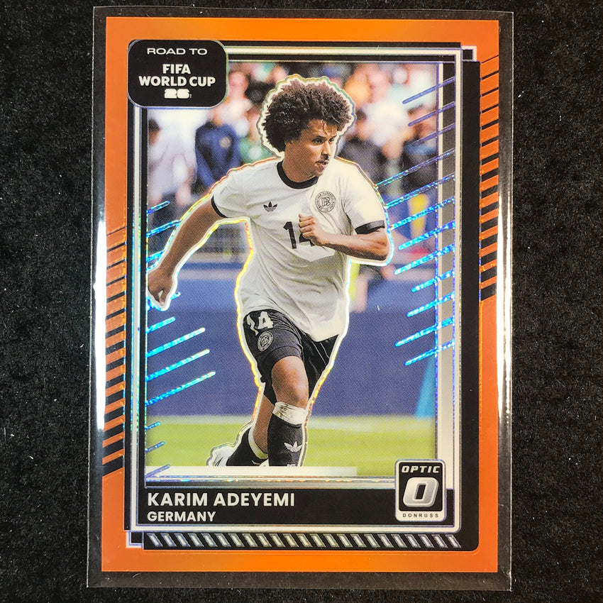 2025-26 Donruss Road to FIFA World Cup KARIM ADEYEMI Optic Orange 57/99 #31