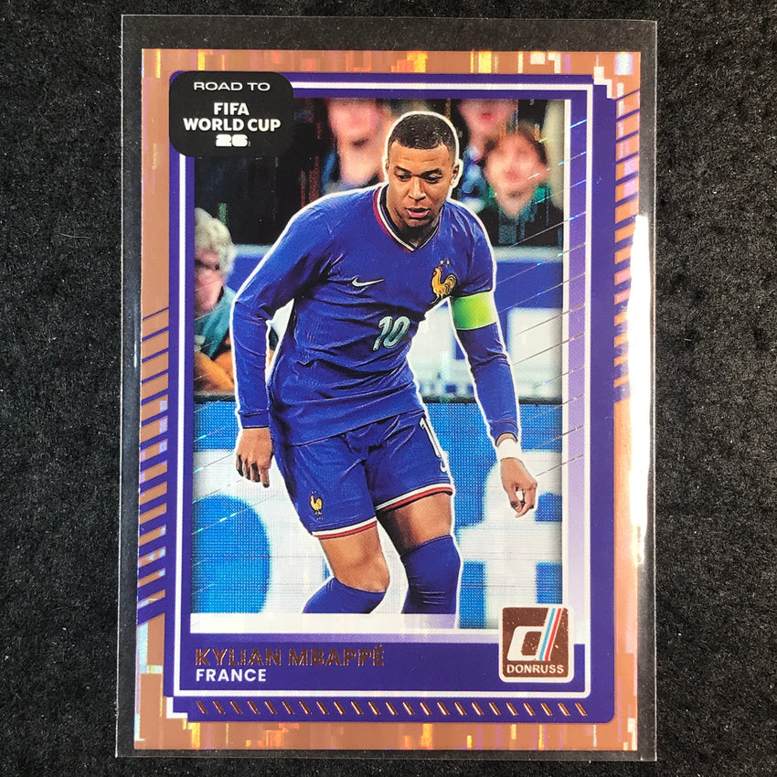 2025-26 Donruss Road to FIFA World Cup KYLIAN MBAPPE Base Bronze #145
