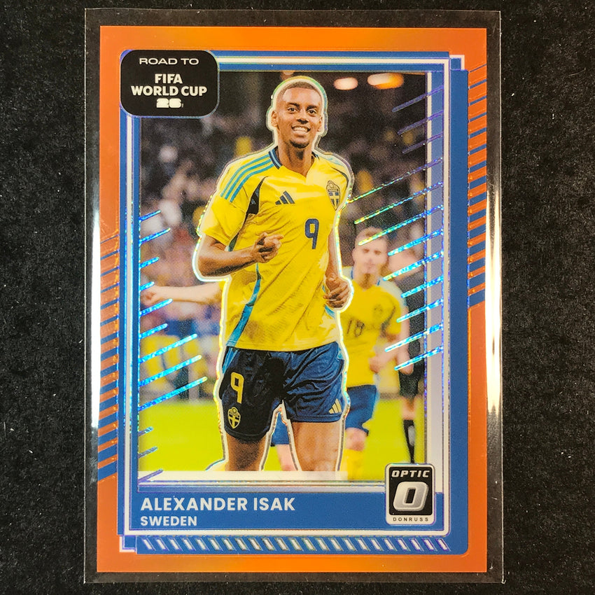 2025-26 Donruss Road to FIFA World Cup ALEXANDER ISAK Optic Orange 31/99 #81