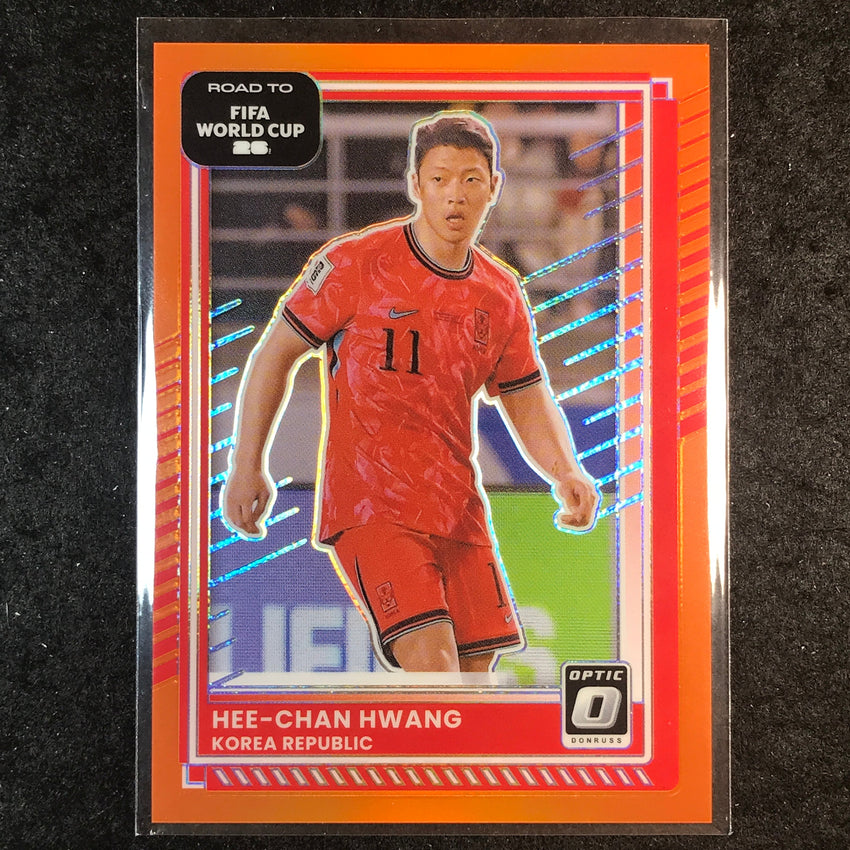 2025-26 Donruss Road to FIFA World Cup HEE-CHAN HWANG Optic Orange 41/99 #103