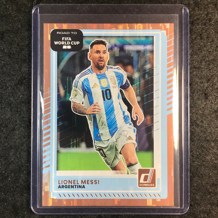 2025-26 Donruss Road to FIFA World Cup LIONEL MESSI Base Bronze #154