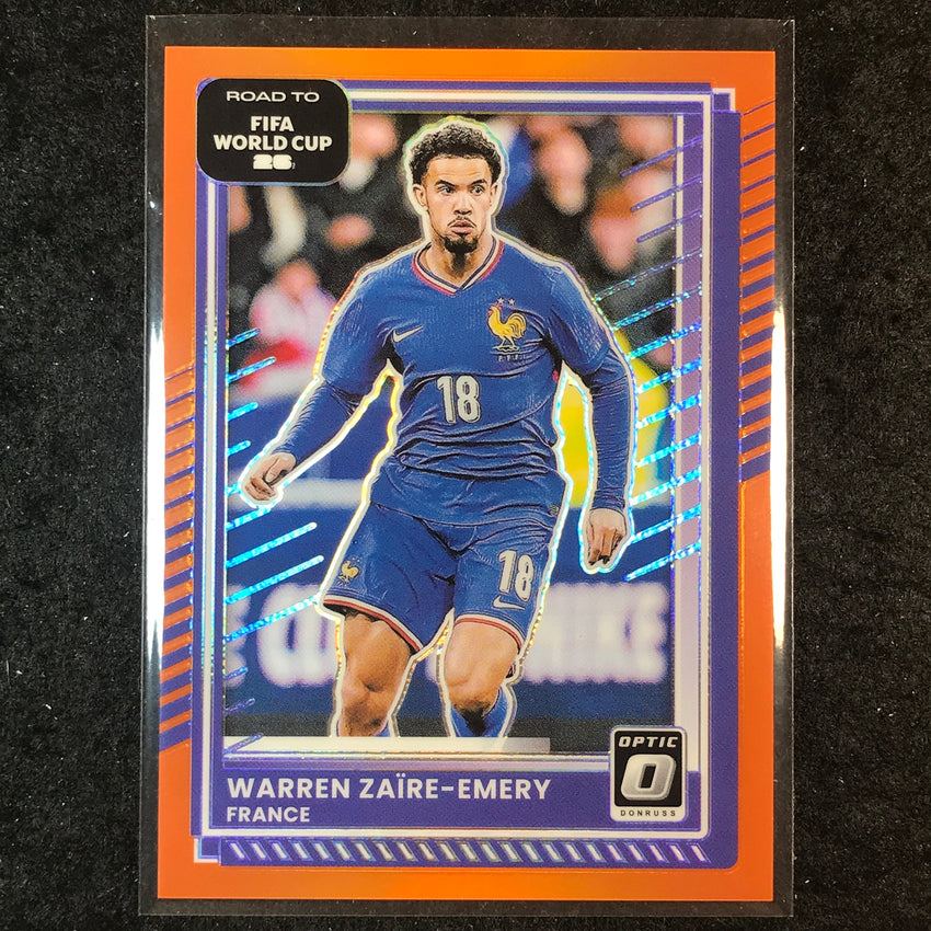 2025-26 Donruss Road to FIFA World Cup WARREN ZAIRE-EMERY Optic Orange 7/99 #149
