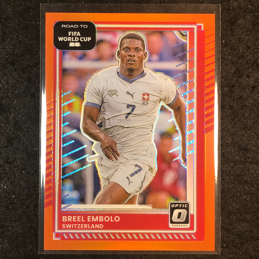 2025-26 Donruss Road to FIFA World Cup BREEL EMBOLO Optic Orange 51/99 #178