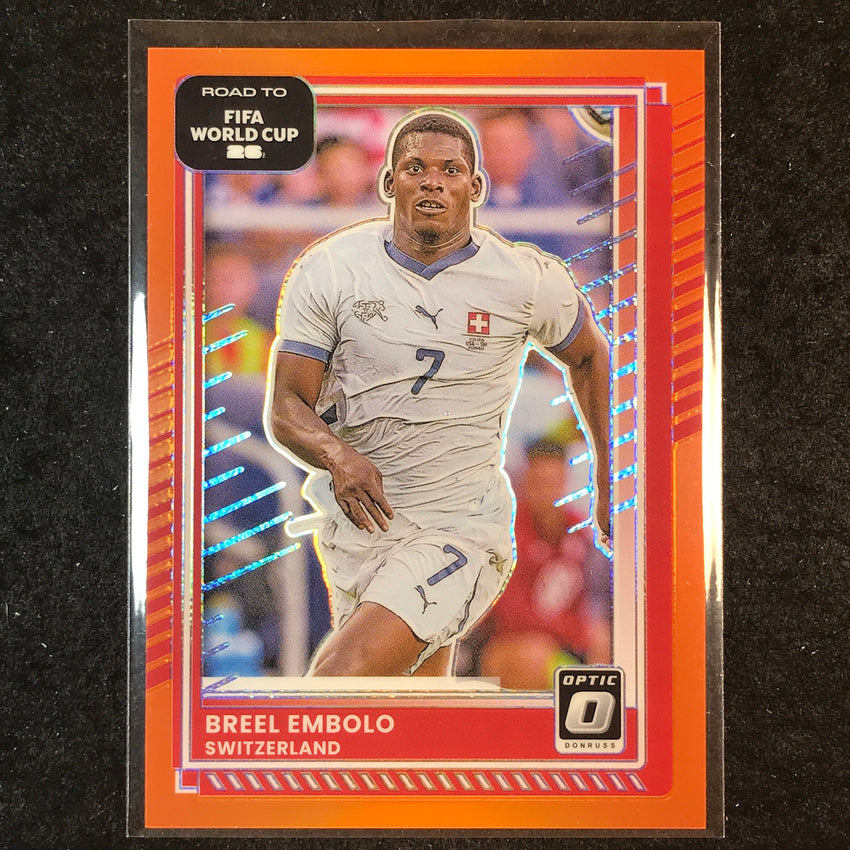 2025-26 Donruss Road to FIFA World Cup BREEL EMBOLO Optic Orange 92/99 #178