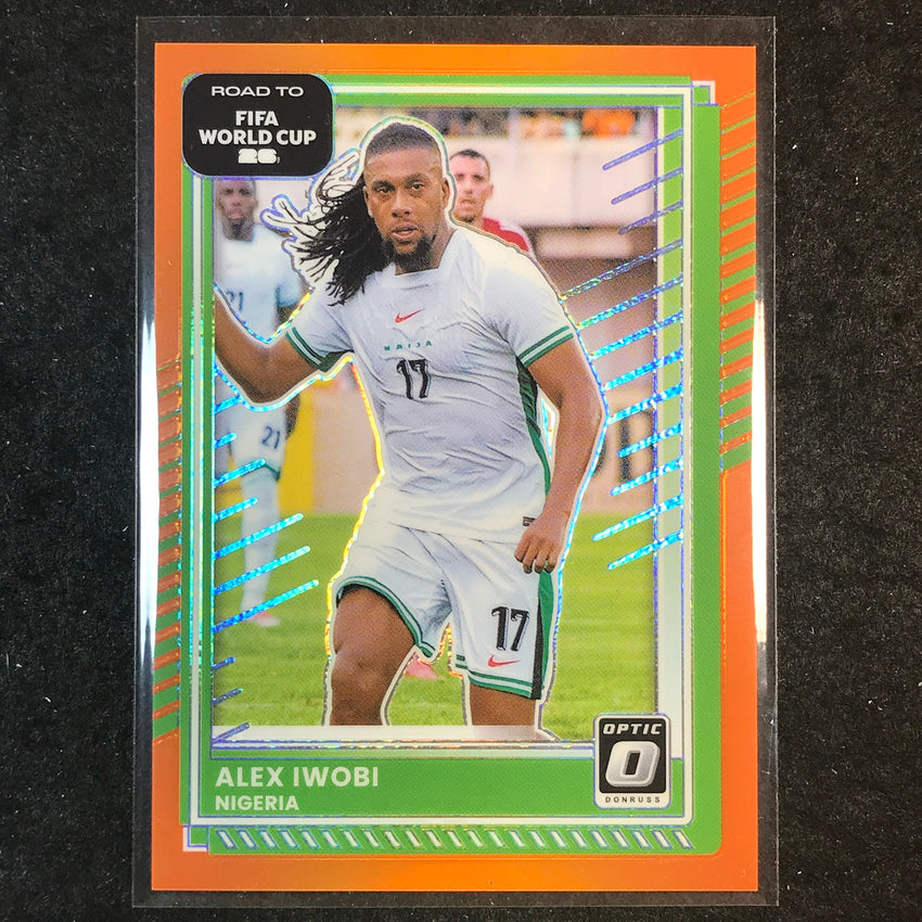 2025-26 Donruss Road to FIFA World Cup ALEX IWOBI Optic Orange 15/99 #193