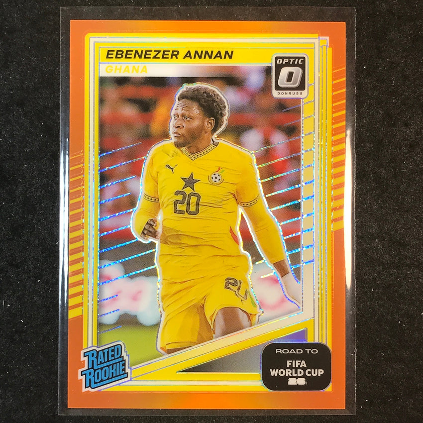 2025-26 Donruss Road to World Cup EBENEZER ANNAN Rookie Optic Orange 61/99 #210