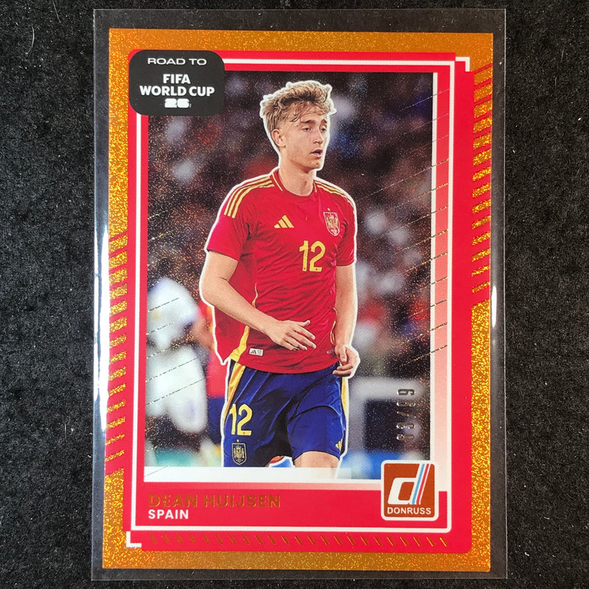 2025-26 Donruss Road to FIFA World Cup DEAN HUIJSEN Base Orange 63/99 #9