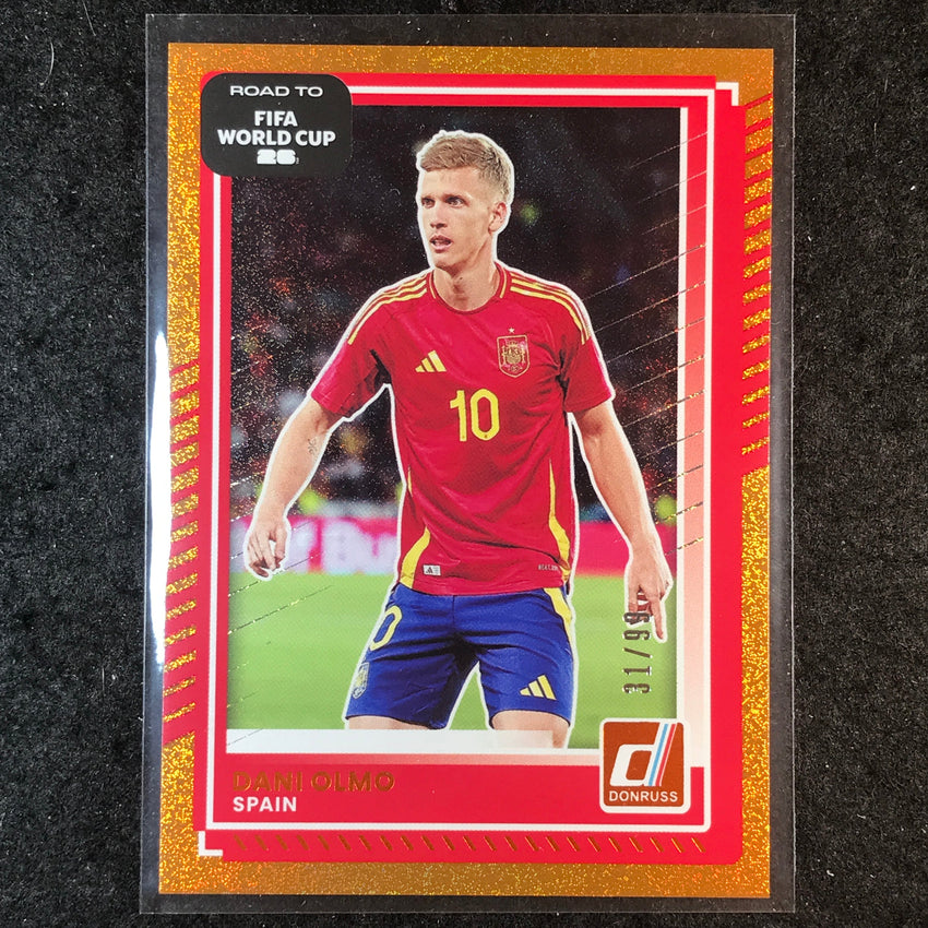 2025-26 Donruss Road to FIFA World Cup DANI OLMO Base Orange 31/99 #13