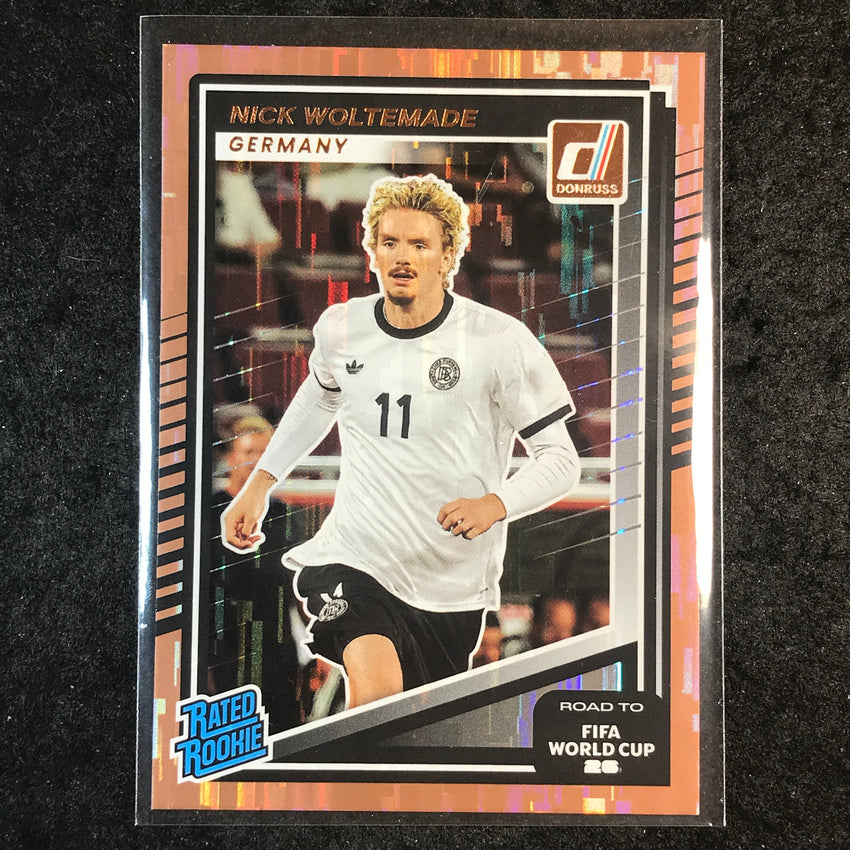 2025-26 Donruss Road to FIFA World Cup NICK WOLTEMADE Rated Rookie Bronze #208