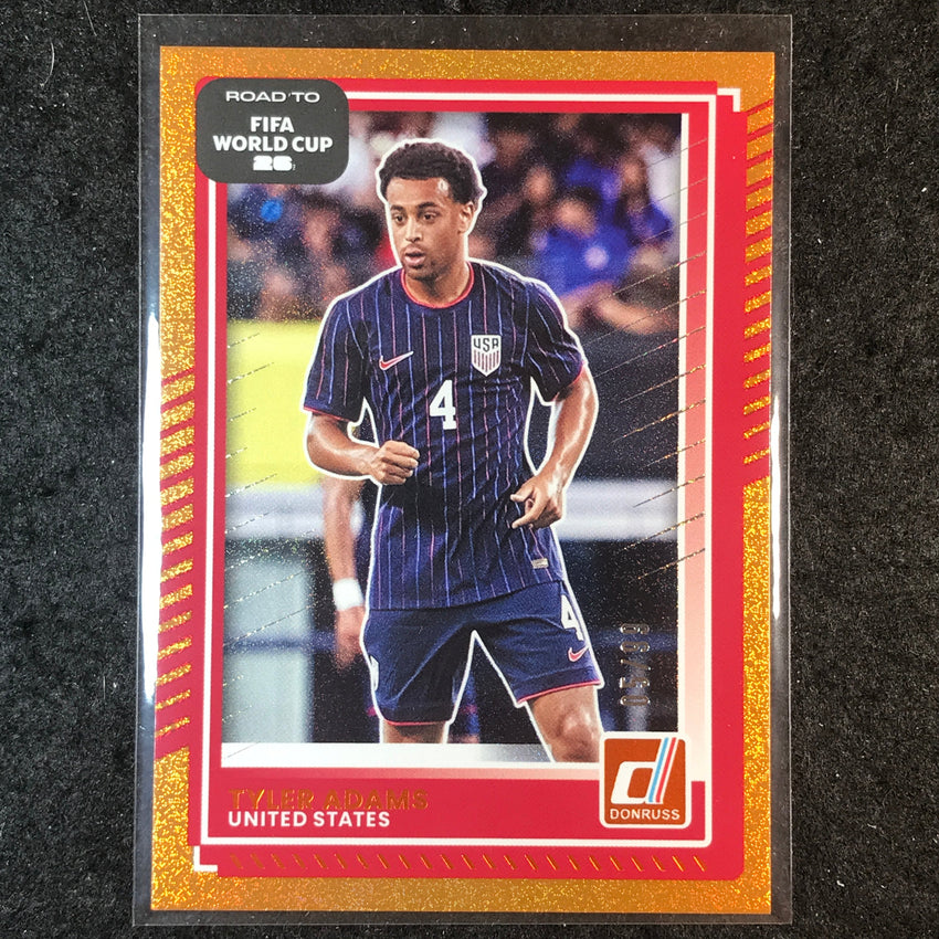 2025-26 Donruss Road to FIFA World Cup TYLER ADAMS Base Orange 5/99 #22
