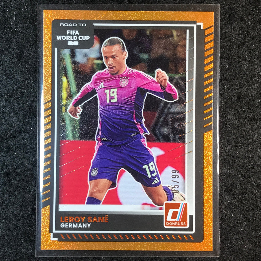 2025-26 Donruss Road to FIFA World Cup LEROY SANE Base Orange 5/99 #37