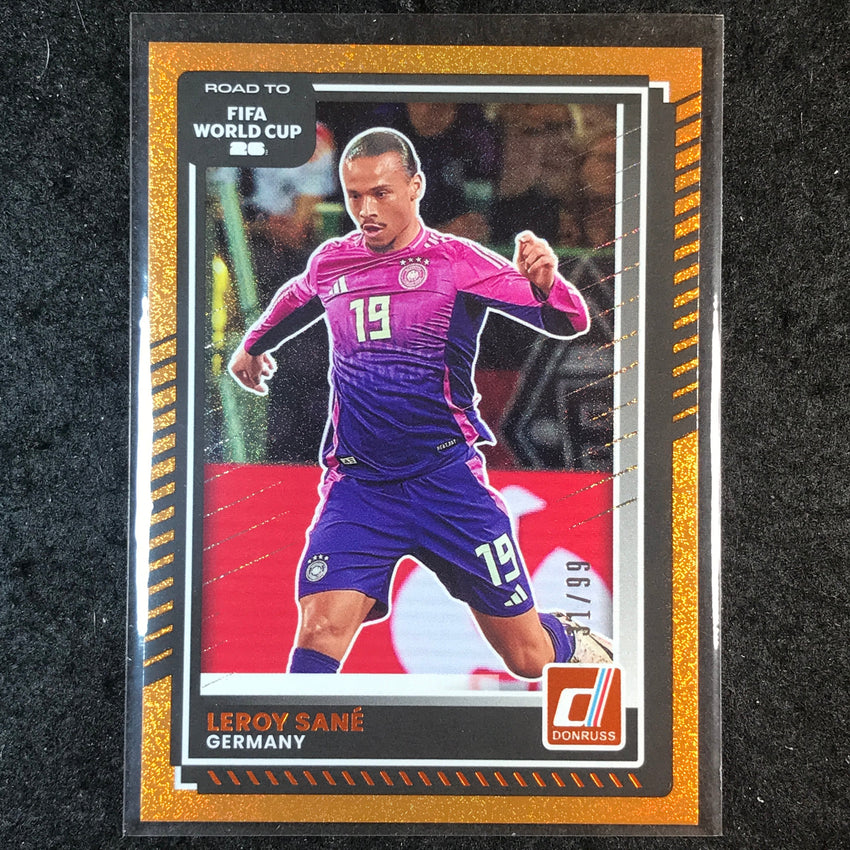 2025-26 Donruss Road to FIFA World Cup LEROY SANE Base Orange 31/99 #37