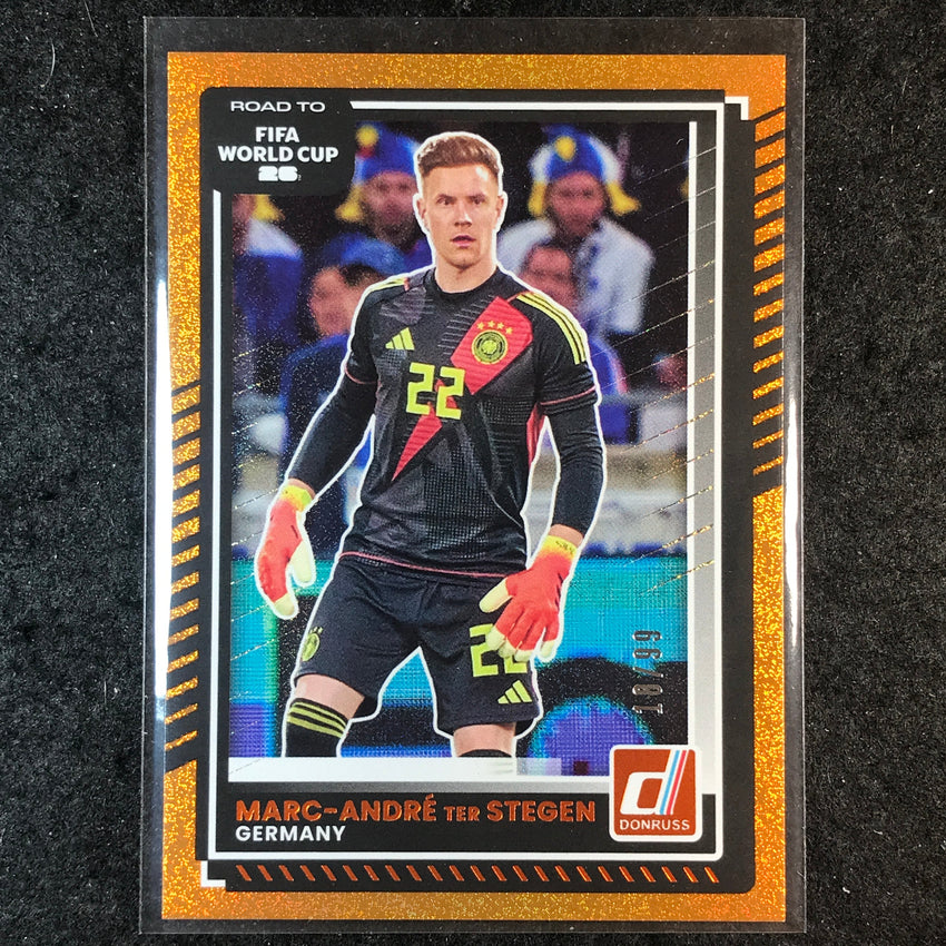 2025-26 Donruss Road to World Cup MARC-ANDRE TER STEGEN Base Orange 18/99 #41