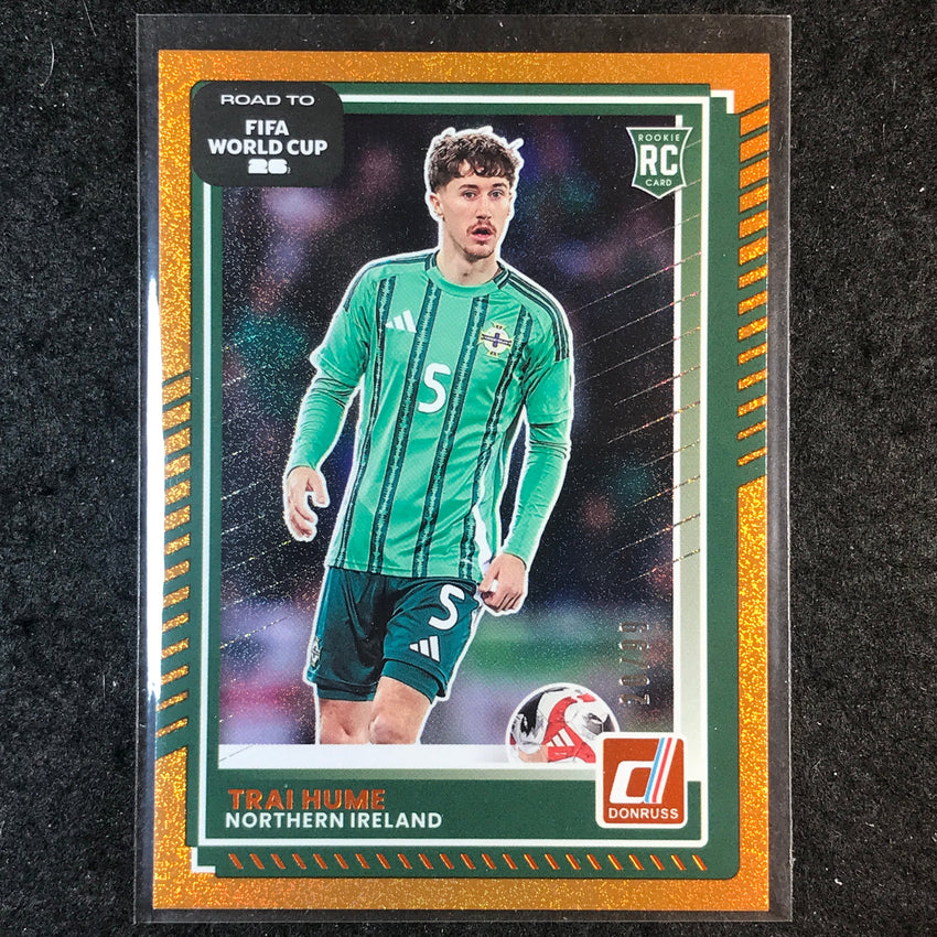 2025-26 Donruss Road to FIFA World Cup TRAI HUME Base Orange 20/99 #46
