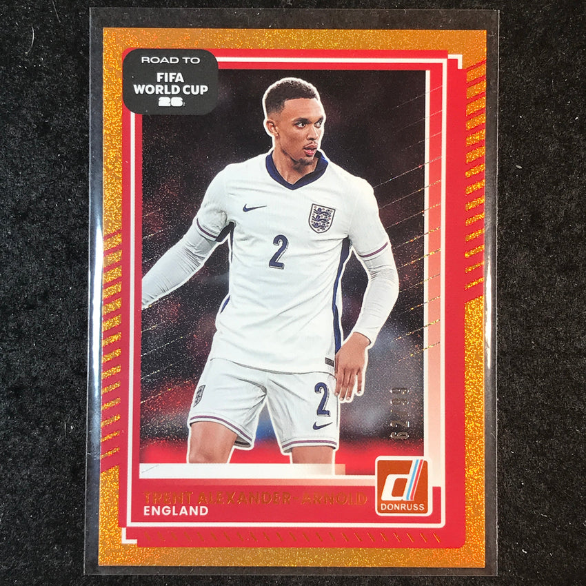 2025-26 Donruss Road to World Cup TRENT ALEXANDER-ARNOLD Base Orange 62/99 #71