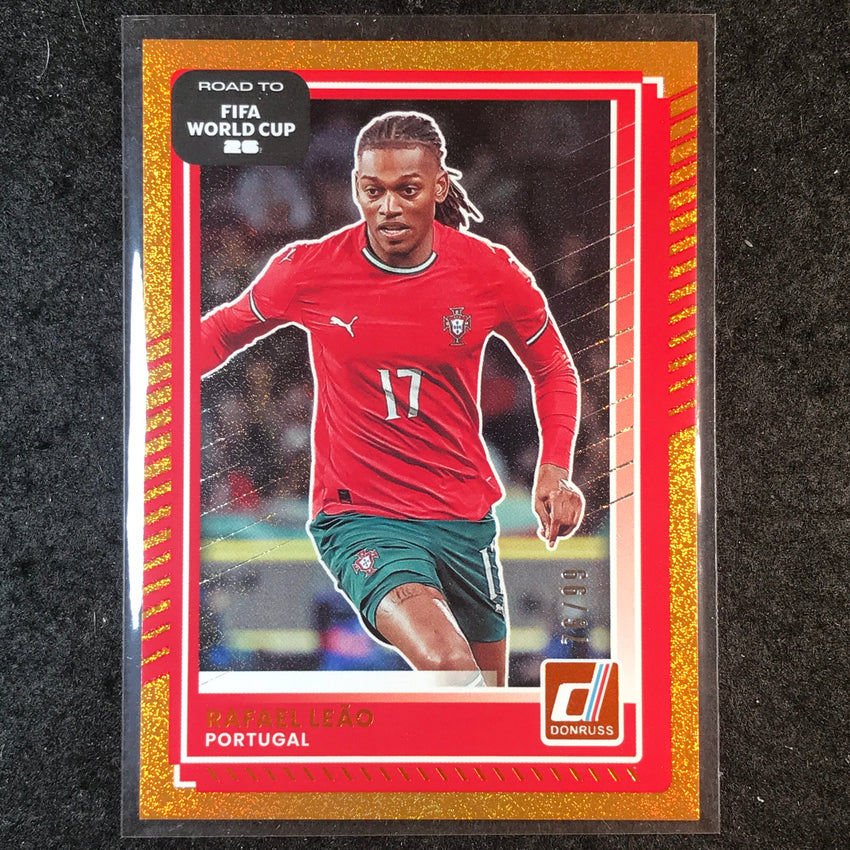 2025-26 Donruss Road to FIFA World Cup RAFAEL LEAO Base Orange 76/99 #84