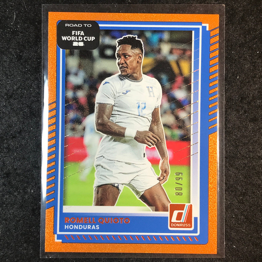 2025-26 Donruss Road to FIFA World Cup ROMELL QUIOTO Base Orange 80/99 #108