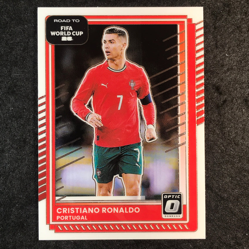 2025-26 Donruss Road to FIFA World Cup CRISTIANO RONALDO Optic Base #91