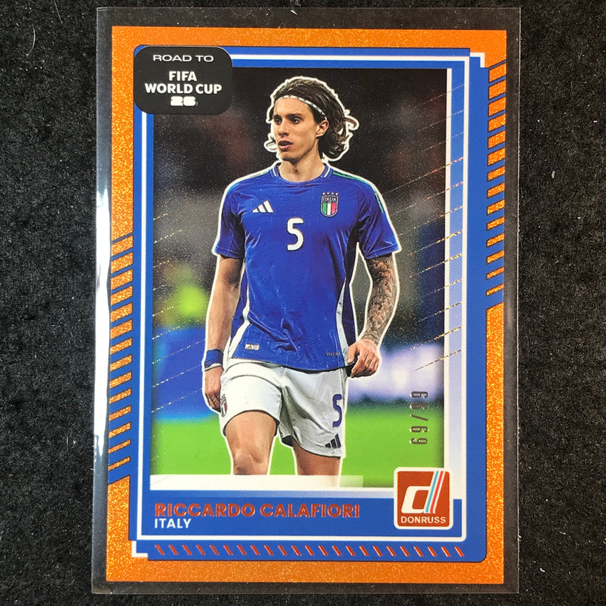 2025-26 Donruss Road to FIFA World Cup RICCARDO CALAFIORI Base Orange 69/99 #116