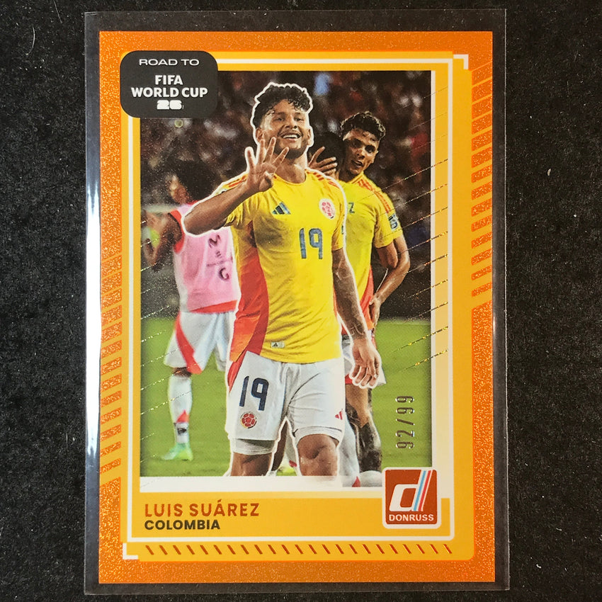 2025-26 Donruss Road to FIFA World Cup LUIS SUAREZ Base Orange 92/99 #122