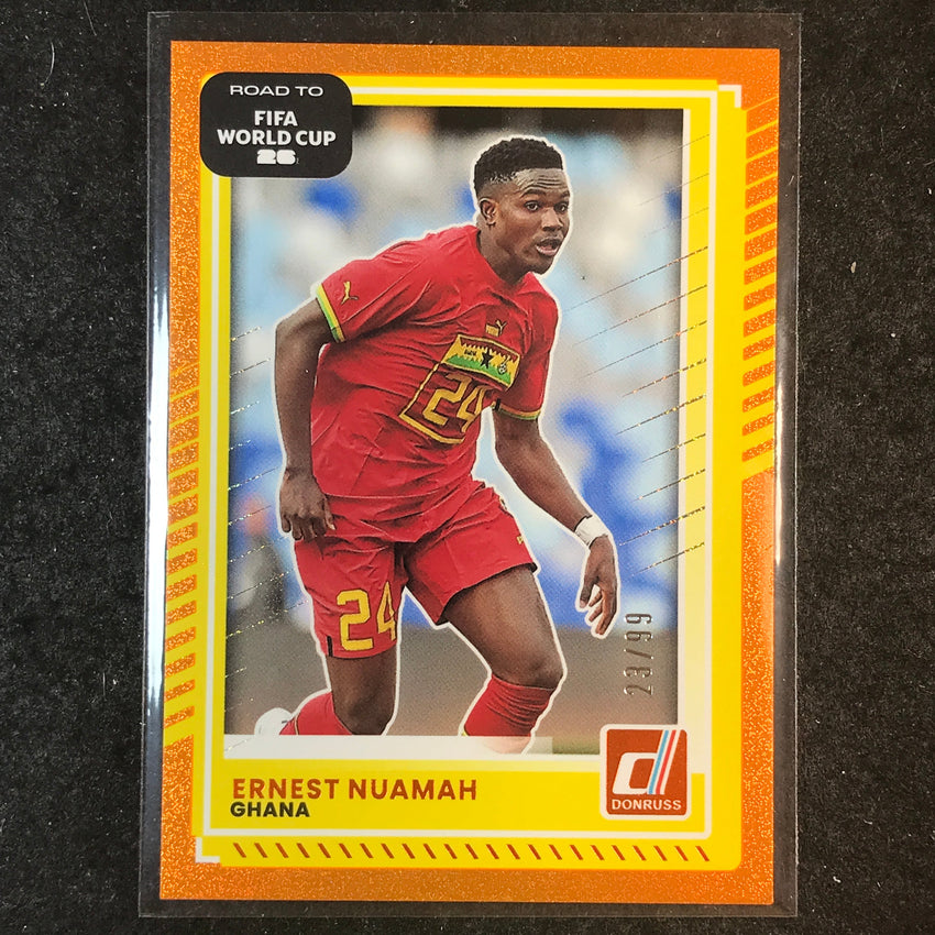 2025-26 Donruss Road to FIFA World Cup ERNEST NUAMAH Base Orange 23/99 #129