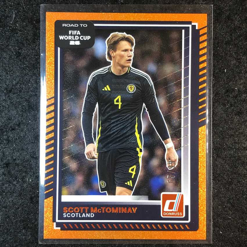 2025-26 Donruss Road to FIFA World Cup SCOTT MCTOMINAY Base Orange 65/99 #132