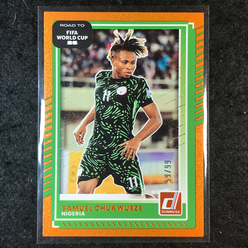 2025-26 Donruss Road to FIFA World Cup SAMUEL CHUKWUEZE Base Orange 59/99 #194