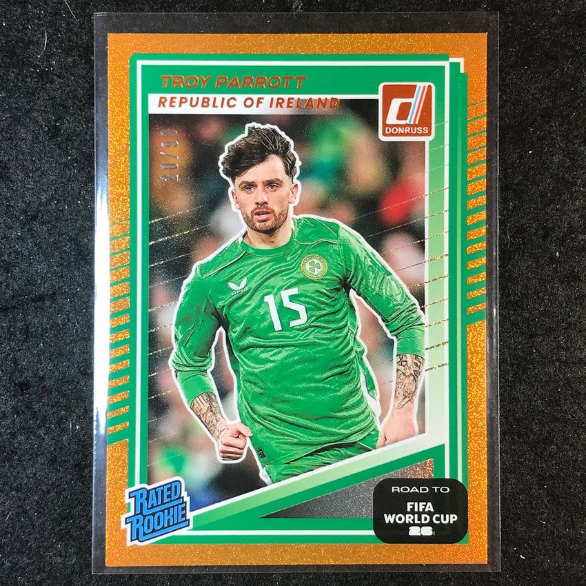 2025-26 Donruss Road to World Cup TROY PARROTT Rated Rookie Orange 20/99 #231