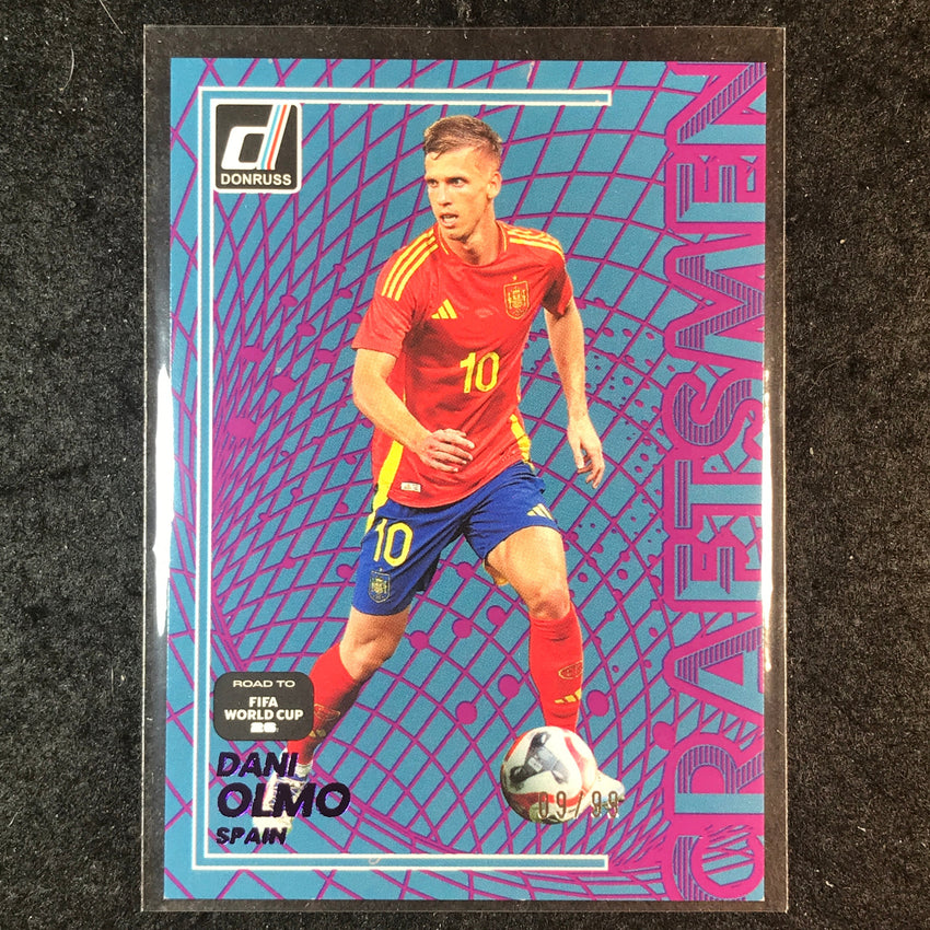 2025-26 Donruss Road to FIFA World Cup DANI OLMO Craftsmen Purple 9/99 #21