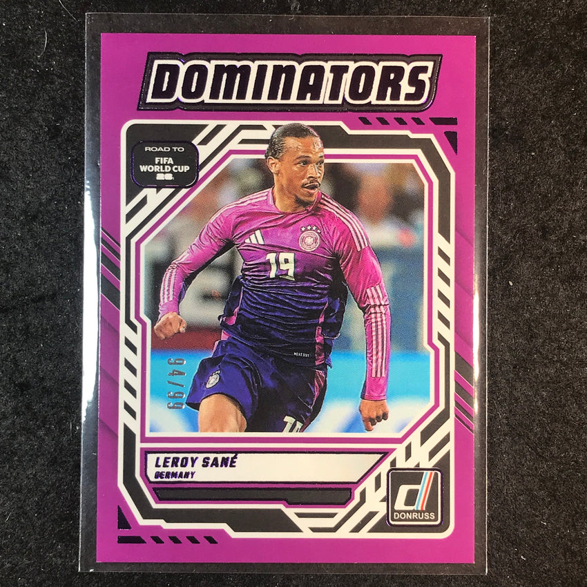 2025-26 Donruss Road to FIFA World Cup LEROY SANE Dominators Purple 94/99 #1