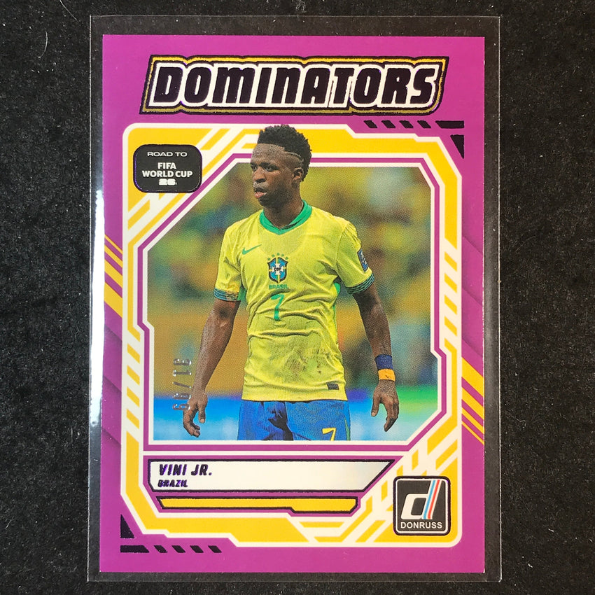 2025-26 Donruss Road to FIFA World Cup VINI JR. Dominators Purple 31/99 #21