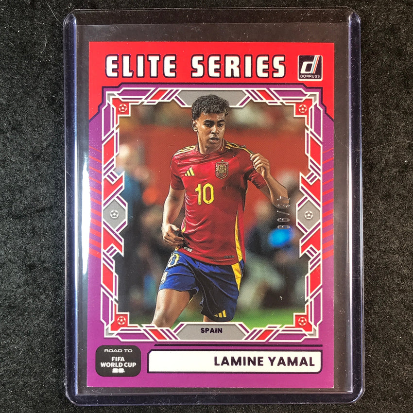 2025-26 Donruss Road to World Cup LAMINE YAMAL Elite Series Purple 46/99 #25