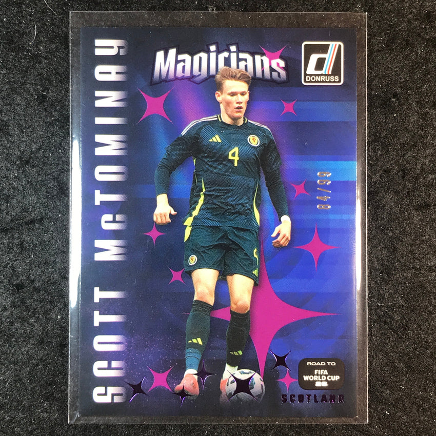 2025-26 Donruss Road to World Cup SCOTT MCTOMINAY Magicians Purple 84/99 #16
