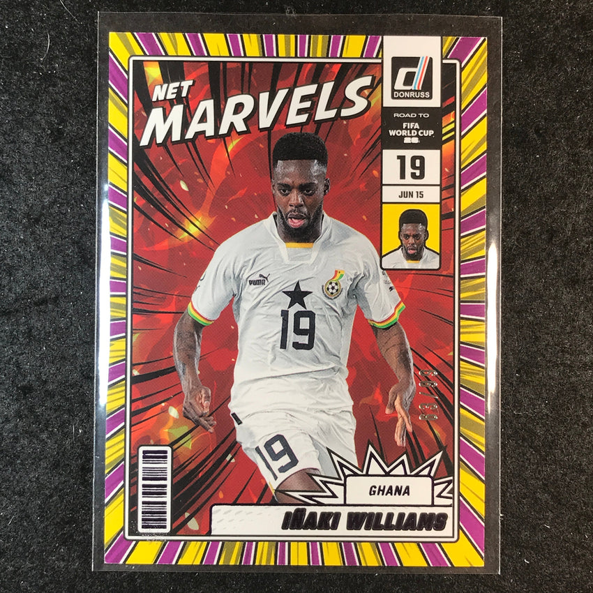 2025-26 Donruss Road to World Cup INAKI WILLIAMS Net Marvels Purple 63/99 #6